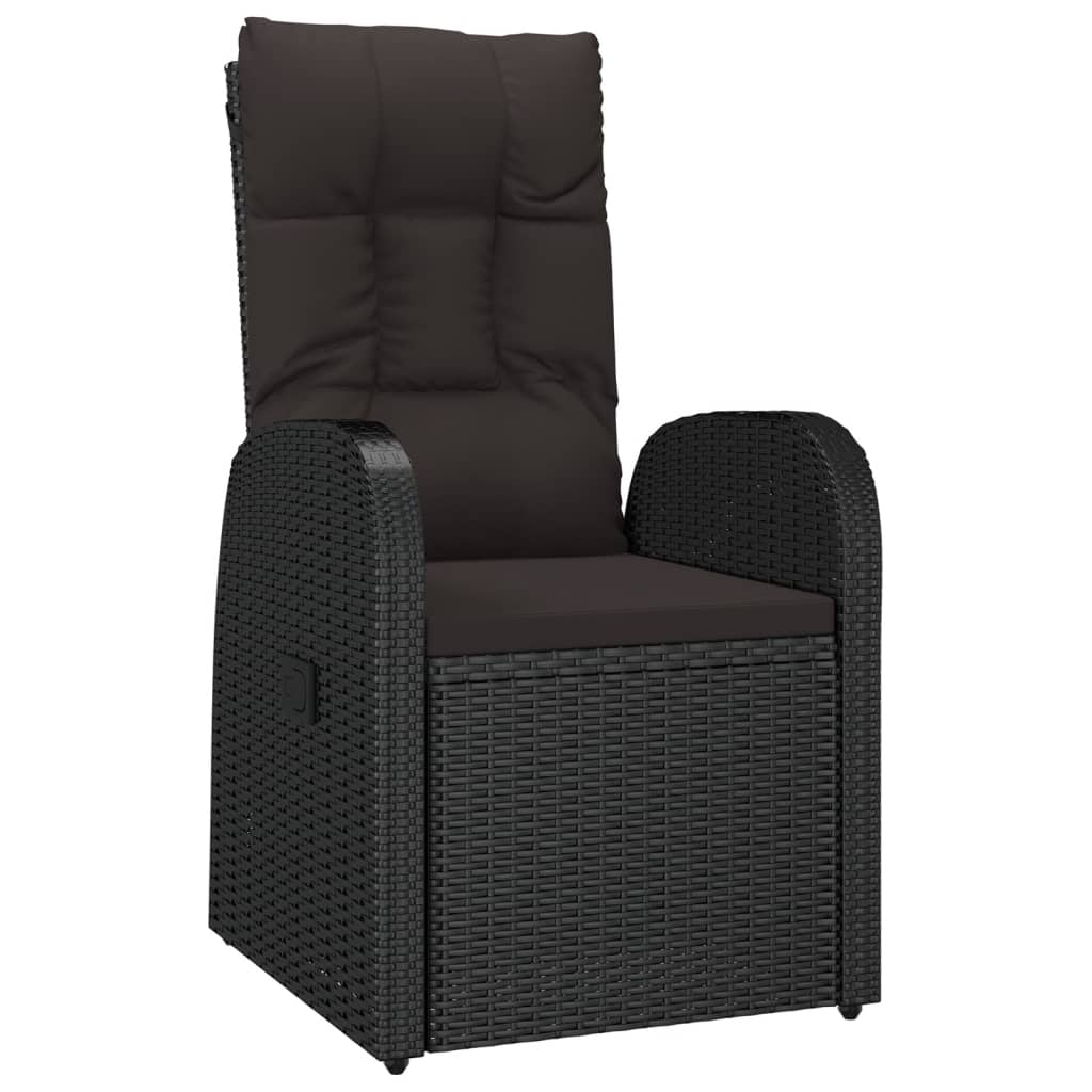 vidaXL Garden Dining Set | Black