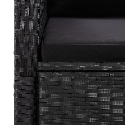 vidaXL Garden Dining Set | Black