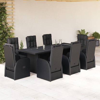 vidaXL Garden Dining Set | Black