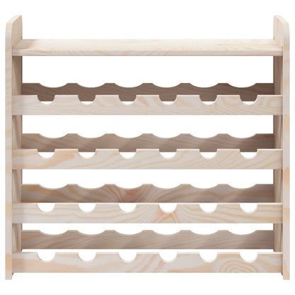 vidaXL Wine Rack with Top Board 67,5x25x60 cm Solid Wood Pine