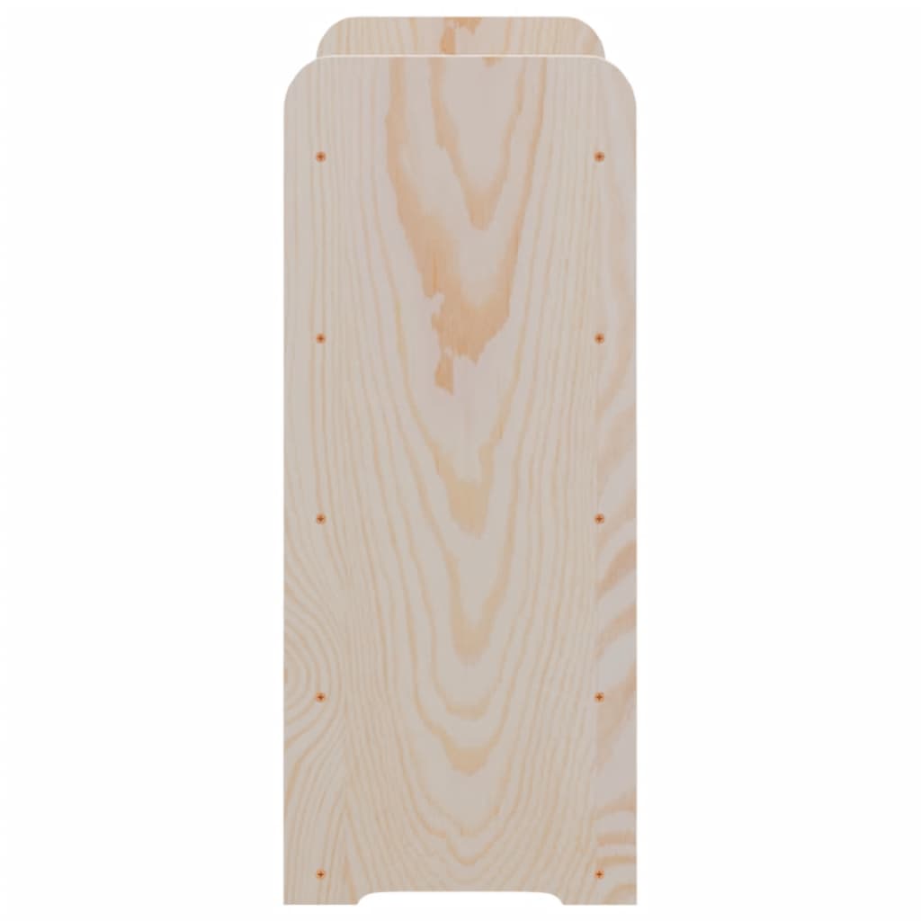 vidaXL Wine Rack with Top Board 67,5x25x60 cm Solid Wood Pine