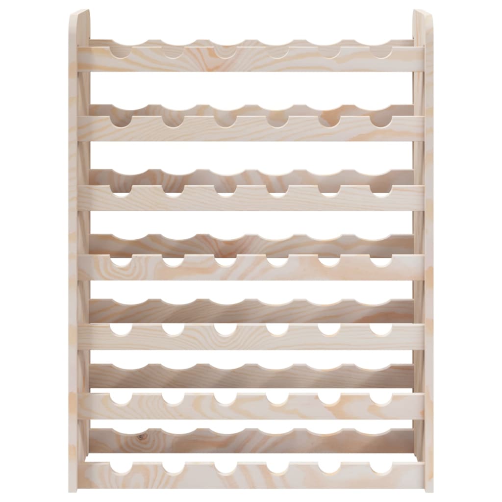 vidaXL Wine Rack 67.5x25x87 cm Solid Wood Pine