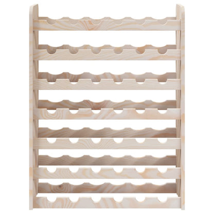 vidaXL Wine Rack 67.5x25x87 cm Solid Wood Pine