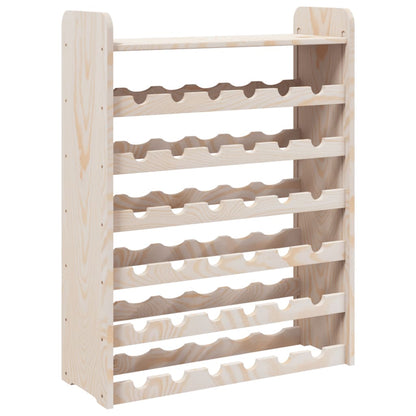 vidaXL Wine Rack with Top Board 67,5x25x87 cm Solid Wood Pine