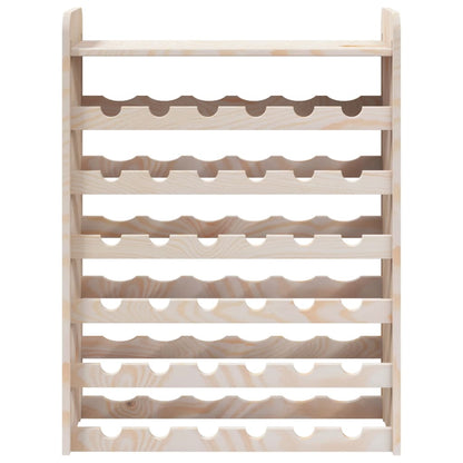 vidaXL Wine Rack with Top Board 67,5x25x87 cm Solid Wood Pine