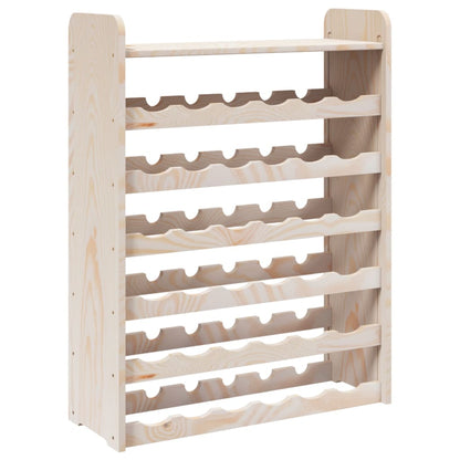 vidaXL Wine Rack with Top Board 67,5x25x87 cm Solid Wood Pine