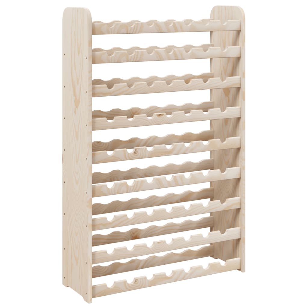 vidaXL Wine Rack 72,5x25x111,5 cm Solid Wood Pine