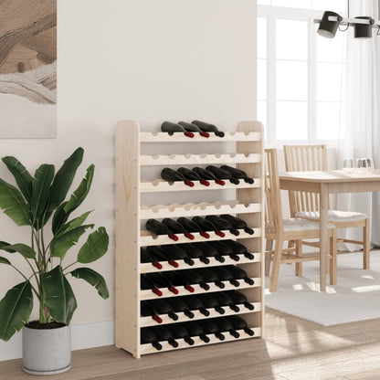 vidaXL Wine Rack 72,5x25x111,5 cm Solid Wood Pine