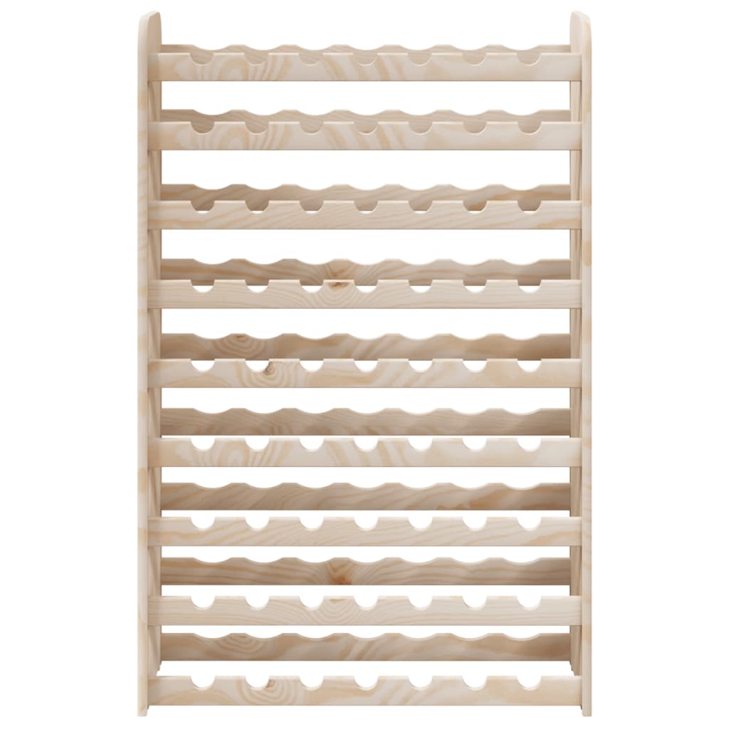 vidaXL Wine Rack 72,5x25x111,5 cm Solid Wood Pine