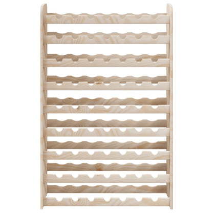 vidaXL Wine Rack 72,5x25x111,5 cm Solid Wood Pine