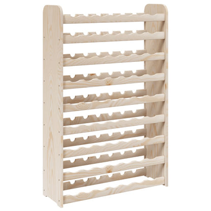 vidaXL Wine Rack 72,5x25x111,5 cm Solid Wood Pine