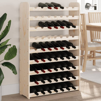 vidaXL Wine Rack 72,5x25x111,5 cm Solid Wood Pine