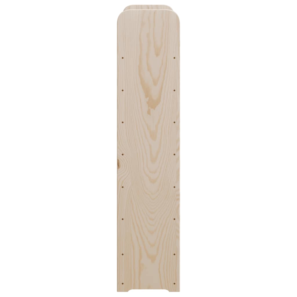 vidaXL Wine Rack with Top Board 72.5x25x111.5 cm Solid Wood Pine
