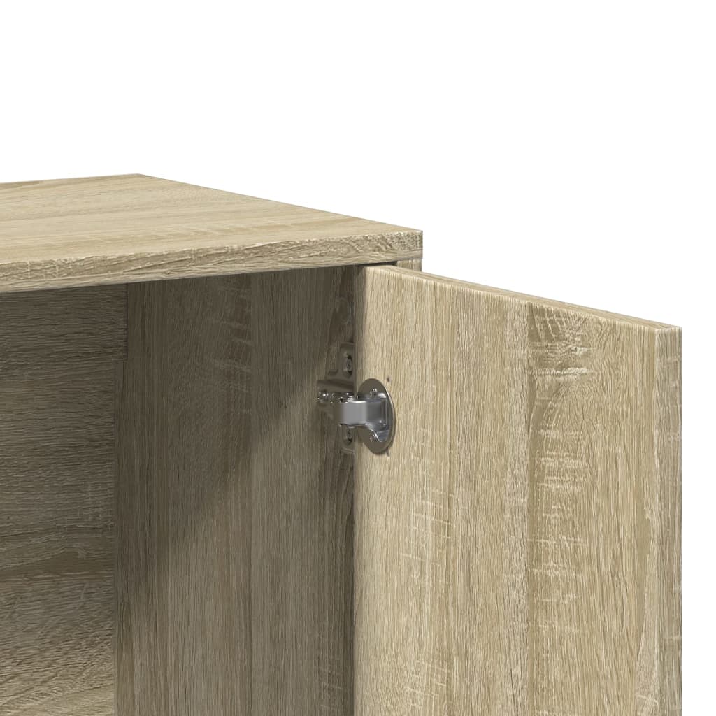 vidaXL Sideboards 2 pcs Sonoma Oak 60x31x70 cm Engineered Wood