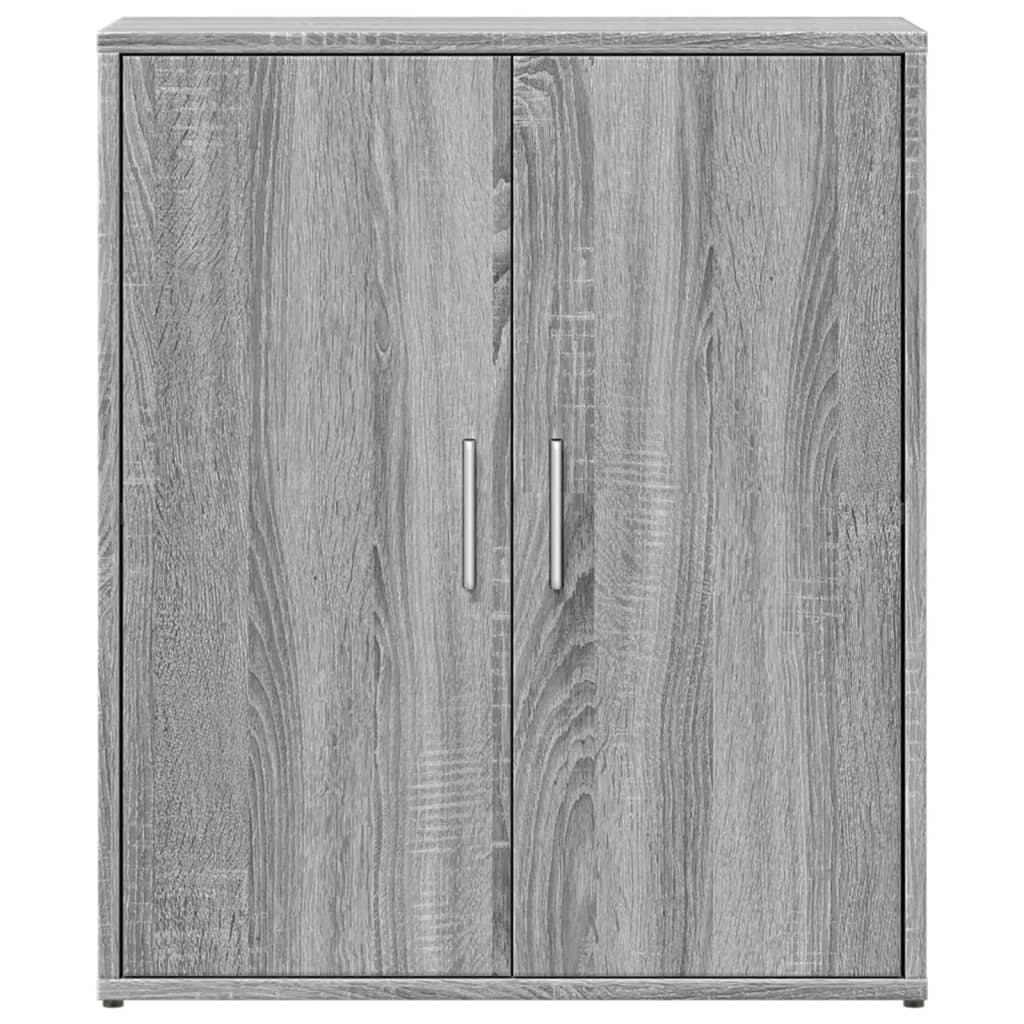 vidaXL Sideboards 2 pcs Grey Sonoma 60x31x70 cm Engineered Wood