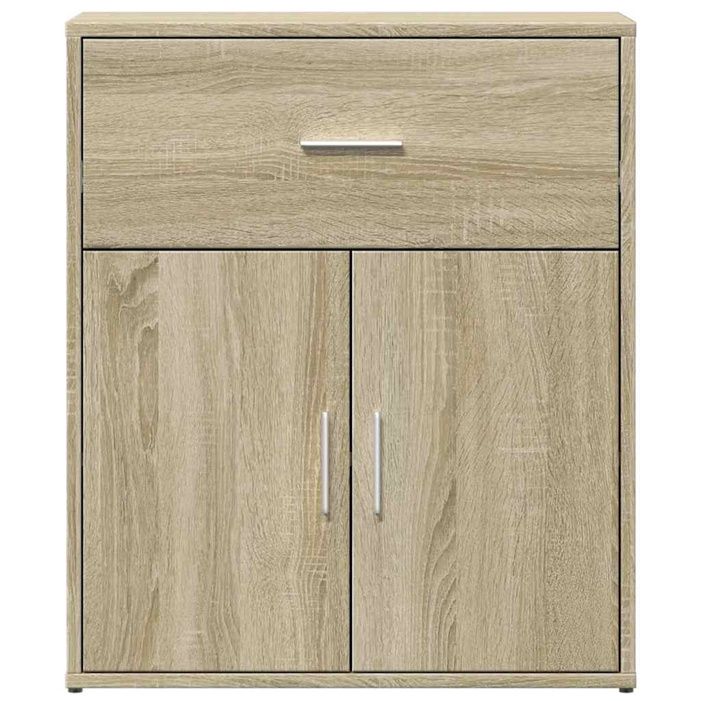 vidaXL Sideboards 2 pcs Sonoma Oak 60x31x70 cm Engineered Wood