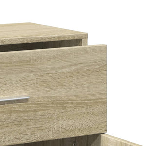 vidaXL Sideboards 2 pcs Sonoma Oak 60x31x70 cm Engineered Wood