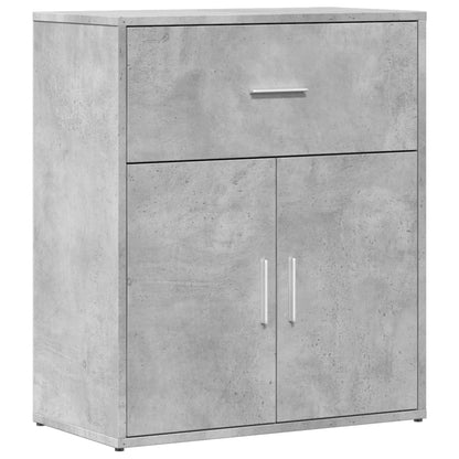 vidaXL Sideboards 2 pcs Concrete Grey 60x31x70 cm Engineered Wood