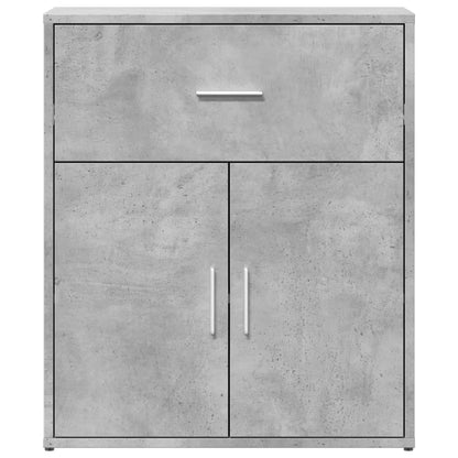 vidaXL Sideboards 2 pcs Concrete Grey 60x31x70 cm Engineered Wood