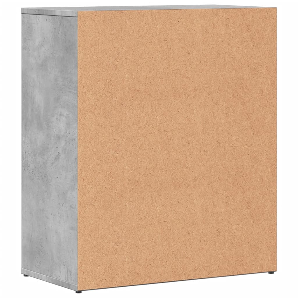 vidaXL Sideboards 2 pcs Concrete Grey 60x31x70 cm Engineered Wood