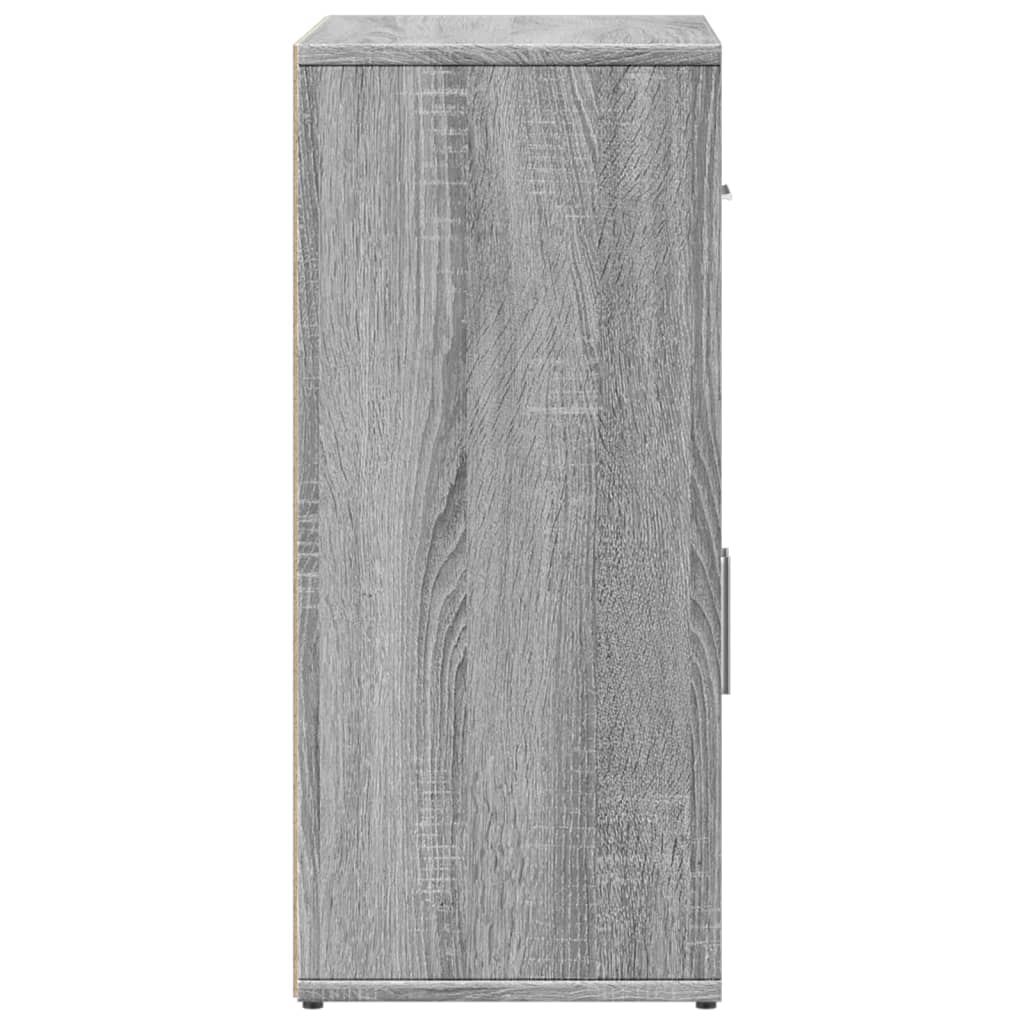 vidaXL Sideboards 2 pcs Grey Sonoma 60x31x70 cm Engineered Wood