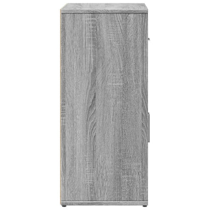 vidaXL Sideboards 2 pcs Grey Sonoma 60x31x70 cm Engineered Wood