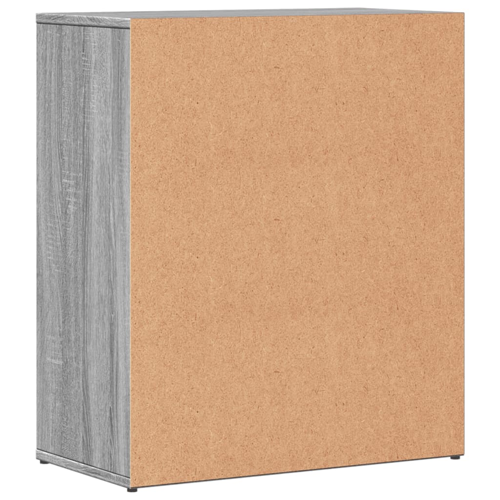 vidaXL Sideboards 2 pcs Grey Sonoma 60x31x70 cm Engineered Wood