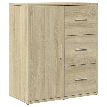 vidaXL Sideboards 2 pcs Sonoma Oak 60x31x70 cm Engineered Wood