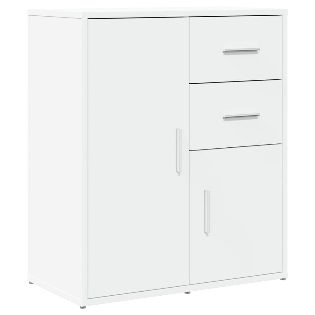 vidaXL Sideboards 2 pcs White 60x31x70 cm Engineered Wood