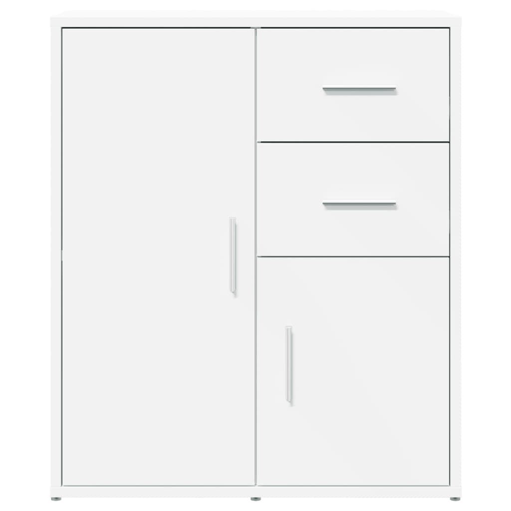 vidaXL Sideboards 2 pcs White 60x31x70 cm Engineered Wood