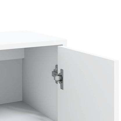 vidaXL Sideboards 2 pcs White 60x31x84 cm Engineered Wood