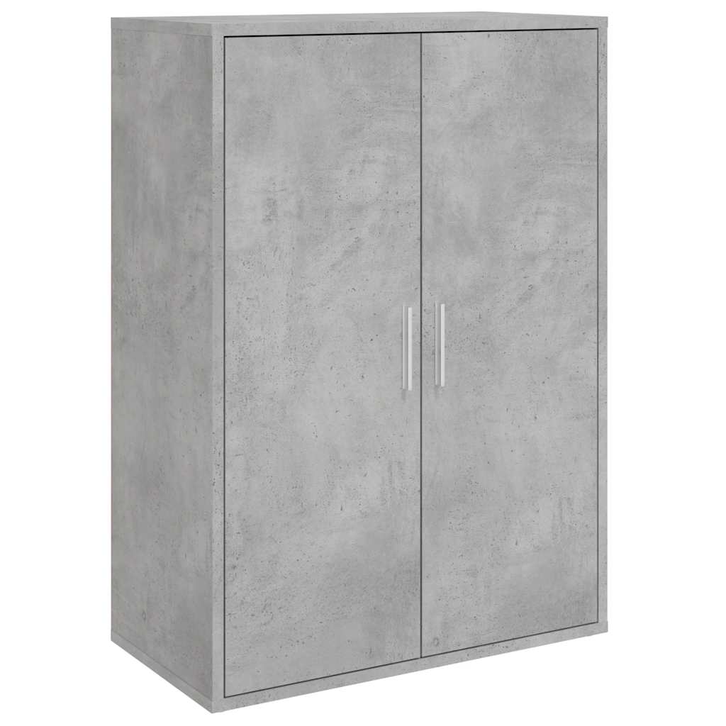 vidaXL Sideboards 2 pcs Concrete Grey 60x31x84 cm Engineered Wood