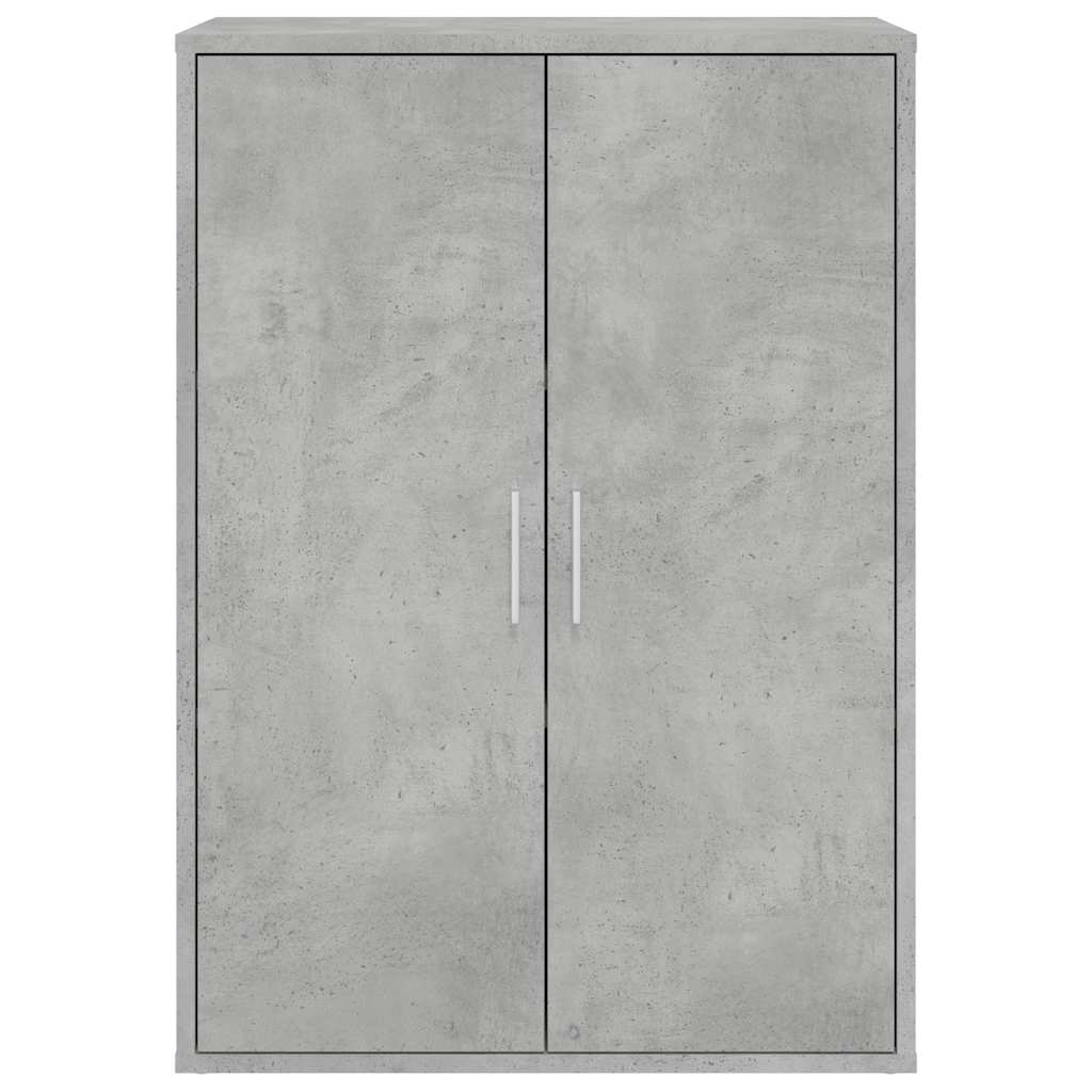vidaXL Sideboards 2 pcs Concrete Grey 60x31x84 cm Engineered Wood