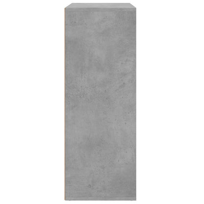 vidaXL Sideboards 2 pcs Concrete Grey 60x31x84 cm Engineered Wood
