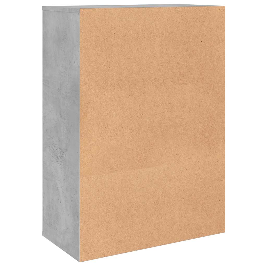 vidaXL Sideboards 2 pcs Concrete Grey 60x31x84 cm Engineered Wood