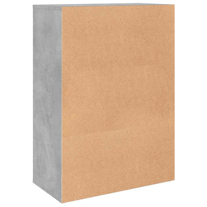 vidaXL Sideboards 2 pcs Concrete Grey 60x31x84 cm Engineered Wood