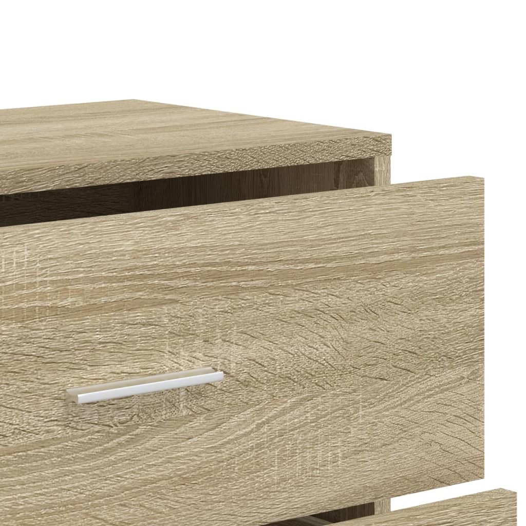 vidaXL Sideboards 3 pcs Sonoma Oak 60x31x84 cm Engineered Wood