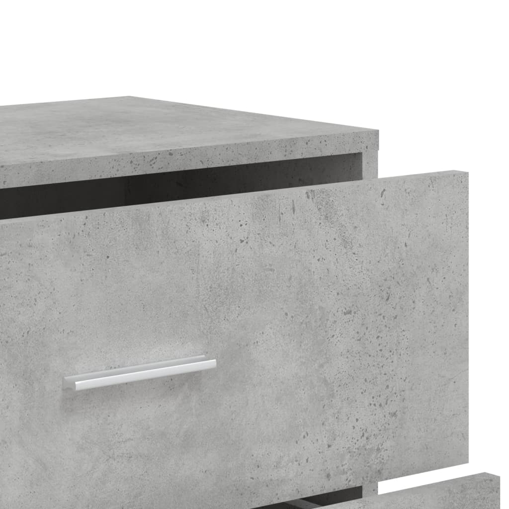 vidaXL Sideboards 3 pcs Concrete Grey 60x31x84 cm Engineered Wood