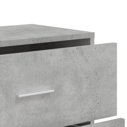 vidaXL Sideboards 3 pcs Concrete Grey 60x31x84 cm Engineered Wood