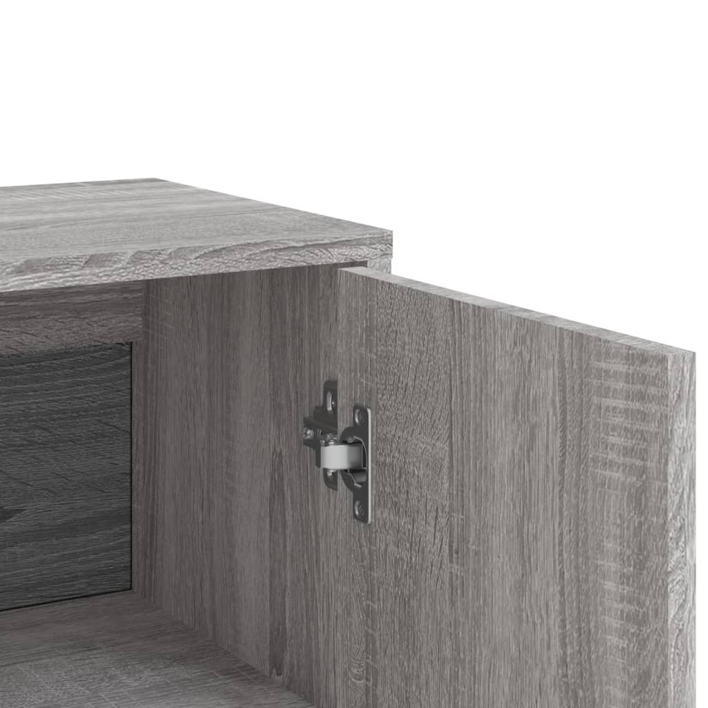 vidaXL Sideboards 3 pcs Grey Sonoma 60x31x84 cm Engineered Wood