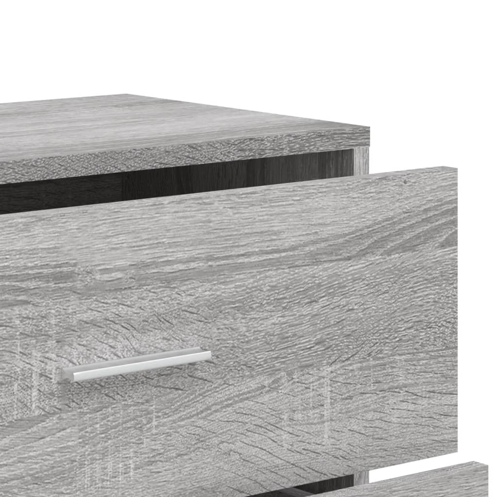 vidaXL Sideboards 3 pcs Grey Sonoma 60x31x84 cm Engineered Wood