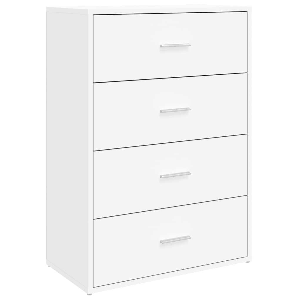 vidaXL Sideboards 2 pcs White 60x31x84 cm Engineered Wood
