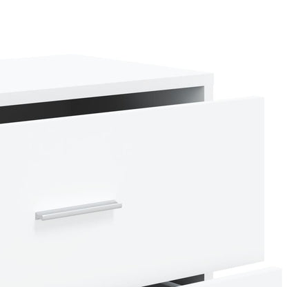 vidaXL Sideboards 2 pcs White 60x31x84 cm Engineered Wood