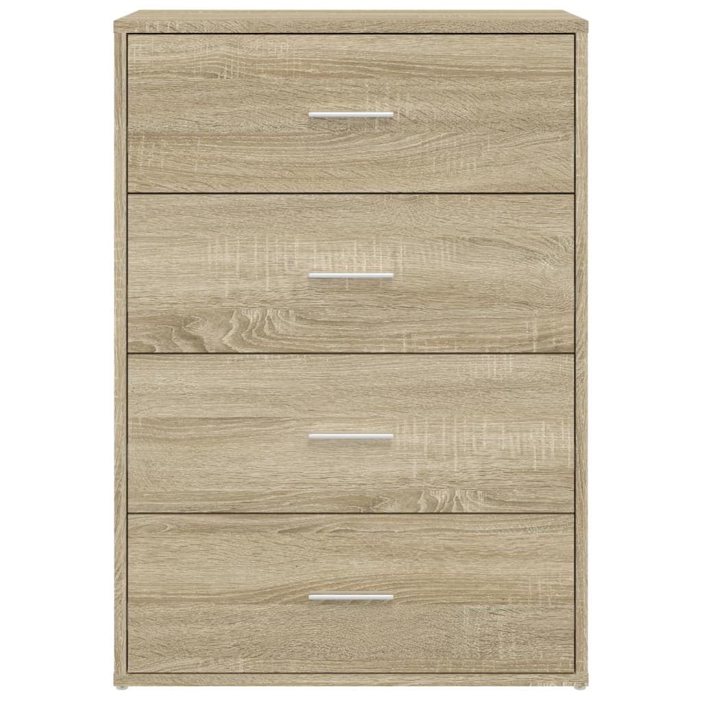 vidaXL Sideboards 2 pcs Sonoma Oak 60x31x84 cm Engineered Wood
