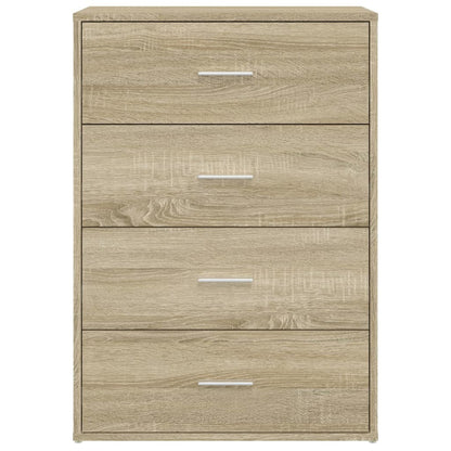 vidaXL Sideboards 2 pcs Sonoma Oak 60x31x84 cm Engineered Wood