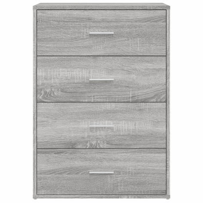 vidaXL Sideboards 2 pcs Grey Sonoma 60x31x84 cm Engineered Wood
