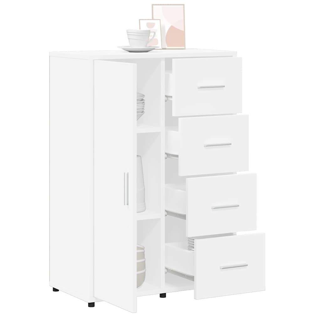 vidaXL Sideboards 2 pcs White 60x31x84 cm Engineered Wood