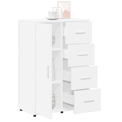vidaXL Sideboards 2 pcs White 60x31x84 cm Engineered Wood