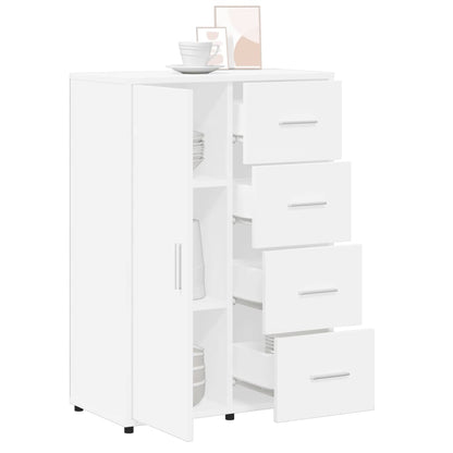 vidaXL Sideboards 2 pcs White 60x31x84 cm Engineered Wood