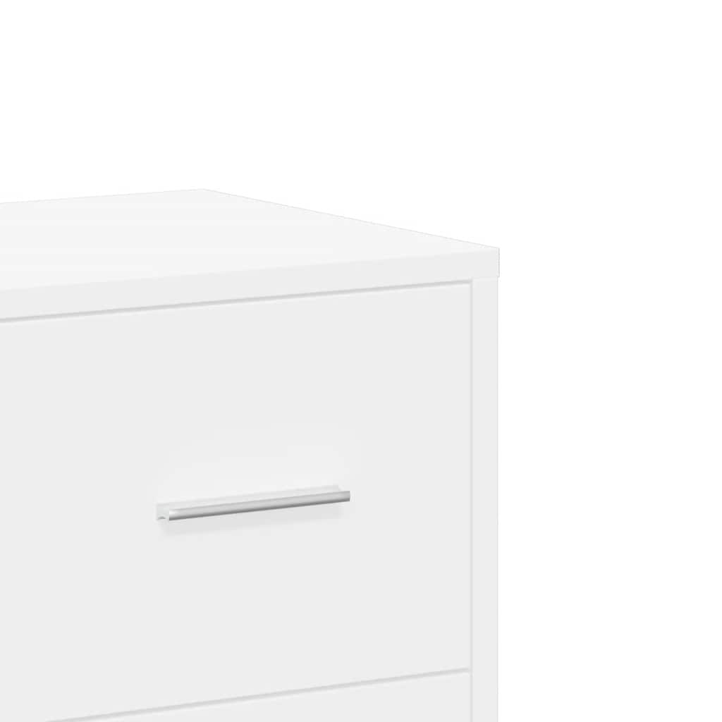 vidaXL Sideboards 2 pcs White 60x31x84 cm Engineered Wood